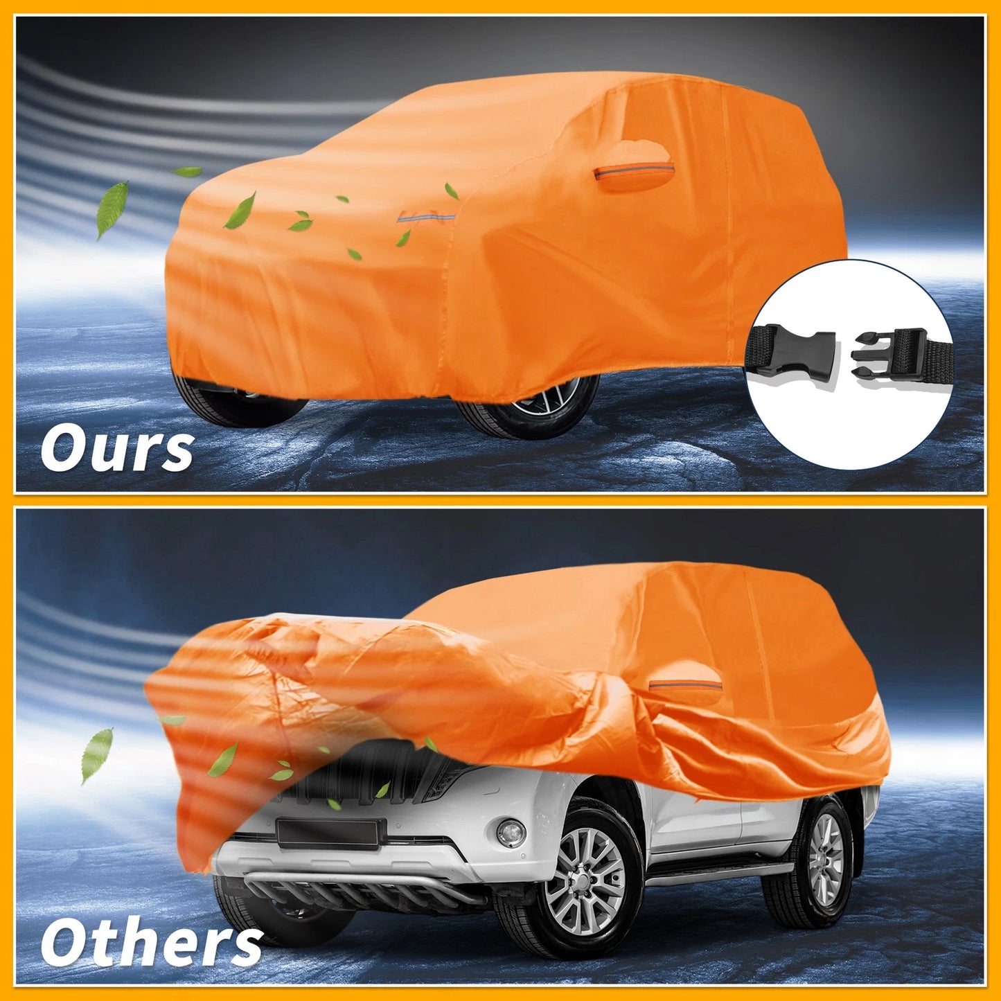 Waterproof All Weather Car Cover for Toyota Land Cruiser (2016-2023)
