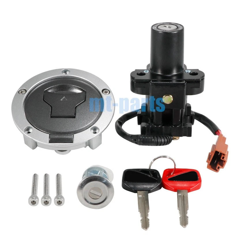 Ignition Key Switch Fuel Cap Seat Lock Set for Honda CBR650R (2011-2022)