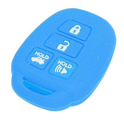 Blue Silicone Key Cover Housing for Toyota Camry (2012-2018)