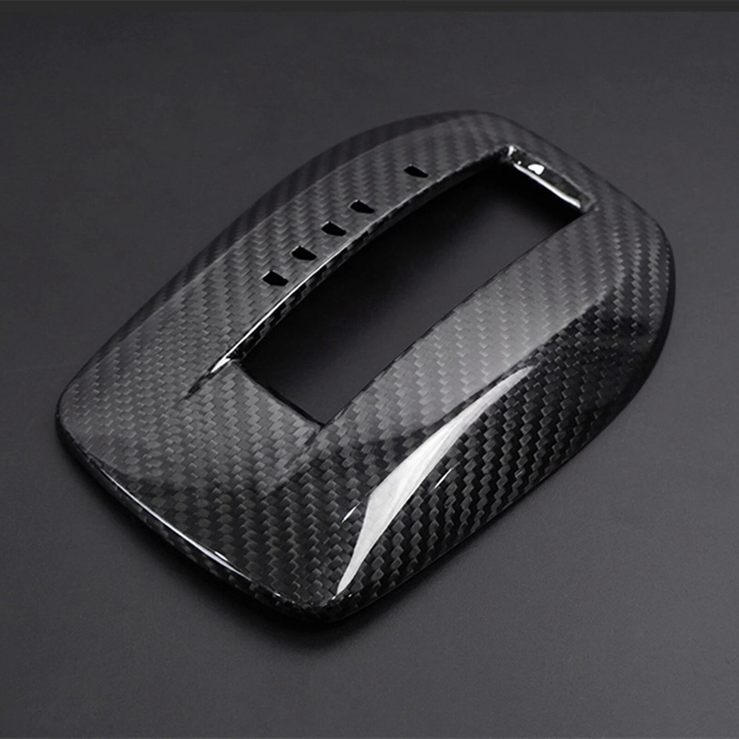 Gear Shift Panel Cover for Chevrolet Camaro (2010-2015) Black Carbon Fiber