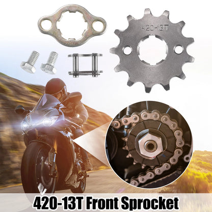 Sprocket / 420 13T 20mm Motorcycle Engine Sprocket for Dirt Bike Mini Bike