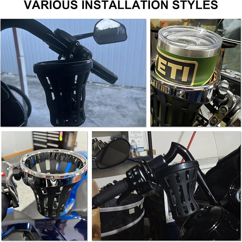 Cup Holder Kit for 2001-2017 Honda Gold Wing GL1800 Motorcycle Drink Holder