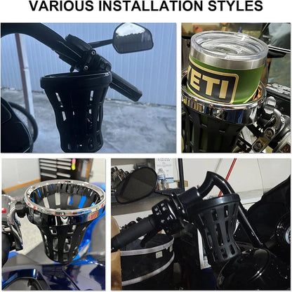 Cup Holder Kit for 2001-2017 Honda Gold Wing GL1800 Motorcycle Drink Holder
