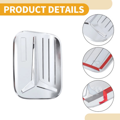 Fuel Tank Door Cap for Toyota Prius (2019-2023) Chrome Silver Tone