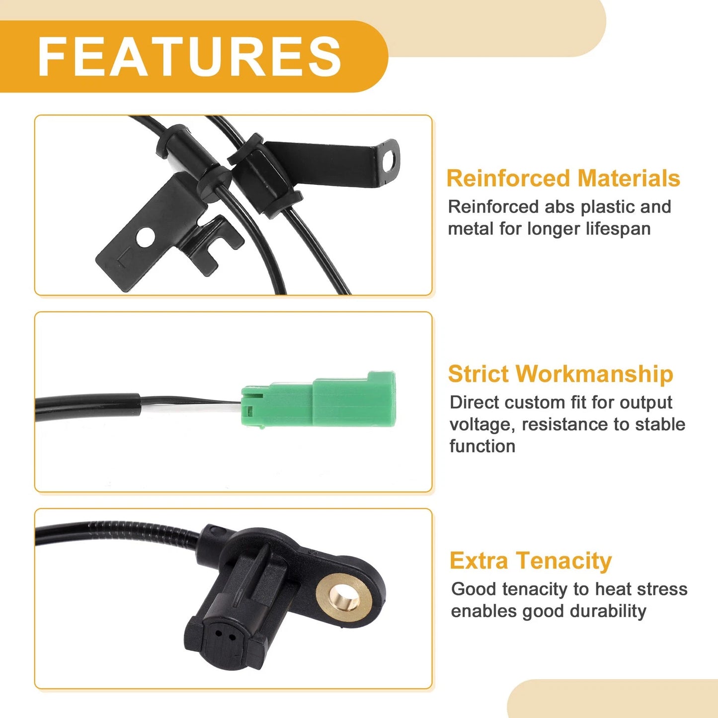 ABS Wheel Speed Sensor for Ford Escape (2005-2007) Rear Left