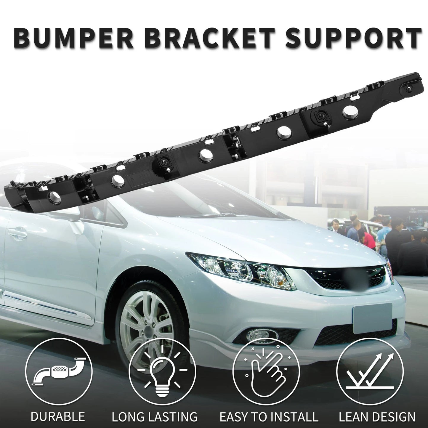 Right Rear Bumper Retainer Bracket for Nissan Rogue (2014-2017)