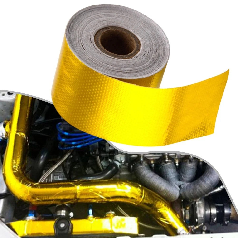Lightweight Exhaust Thermal Tape Aluminum Foil Insulation for High Heat Control