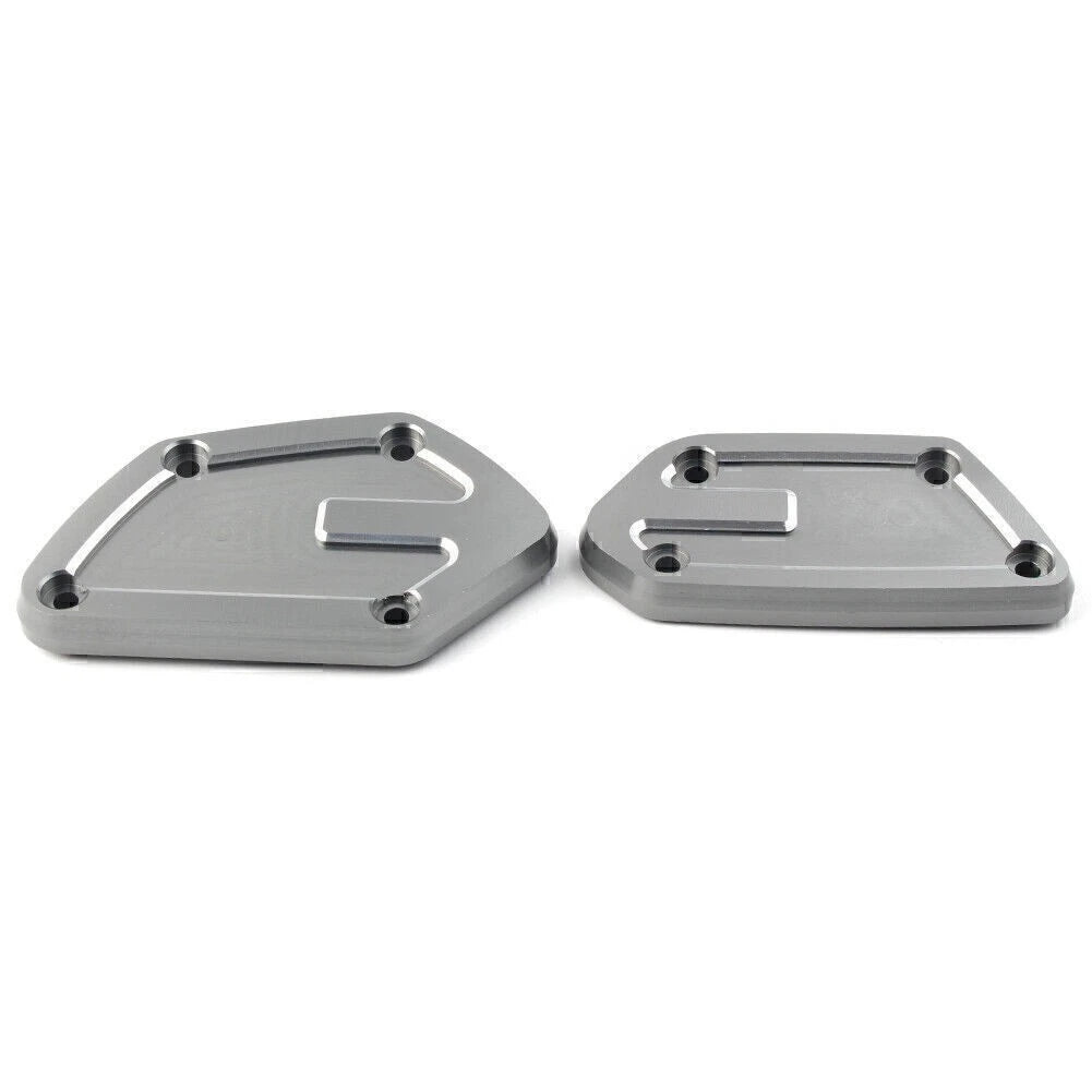 Silver Front Brake & Clutch Reservoir Cap for BMW K1600GT R1200GS R1250R R nineT (2011-2023)
