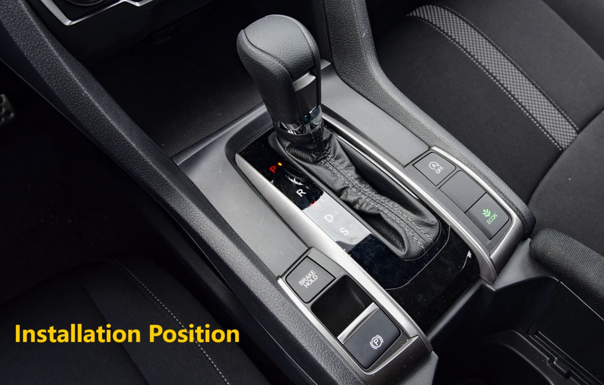 LHD Gear Shift Box Panel ABS Cover Trim for Honda Civic (2016-2021)