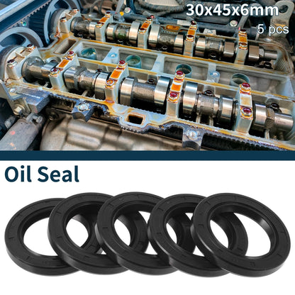 Oil Seal / 30x45x6mm / Seal Ring Rotary Shaft Seal NBR Rubber for Make Model