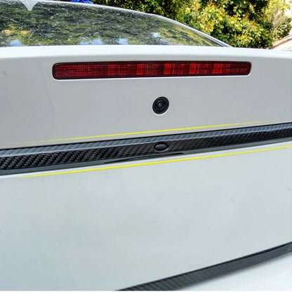 Real Carbon Fiber Rear Trunk Cover Trim Strip for Toyota GR86/Subaru BRZ 2022+