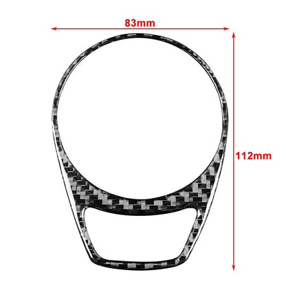 Carbon Fiber FM Switch Panel Cover Trim for BMW 6 Series E63 E64 (2004-2010)