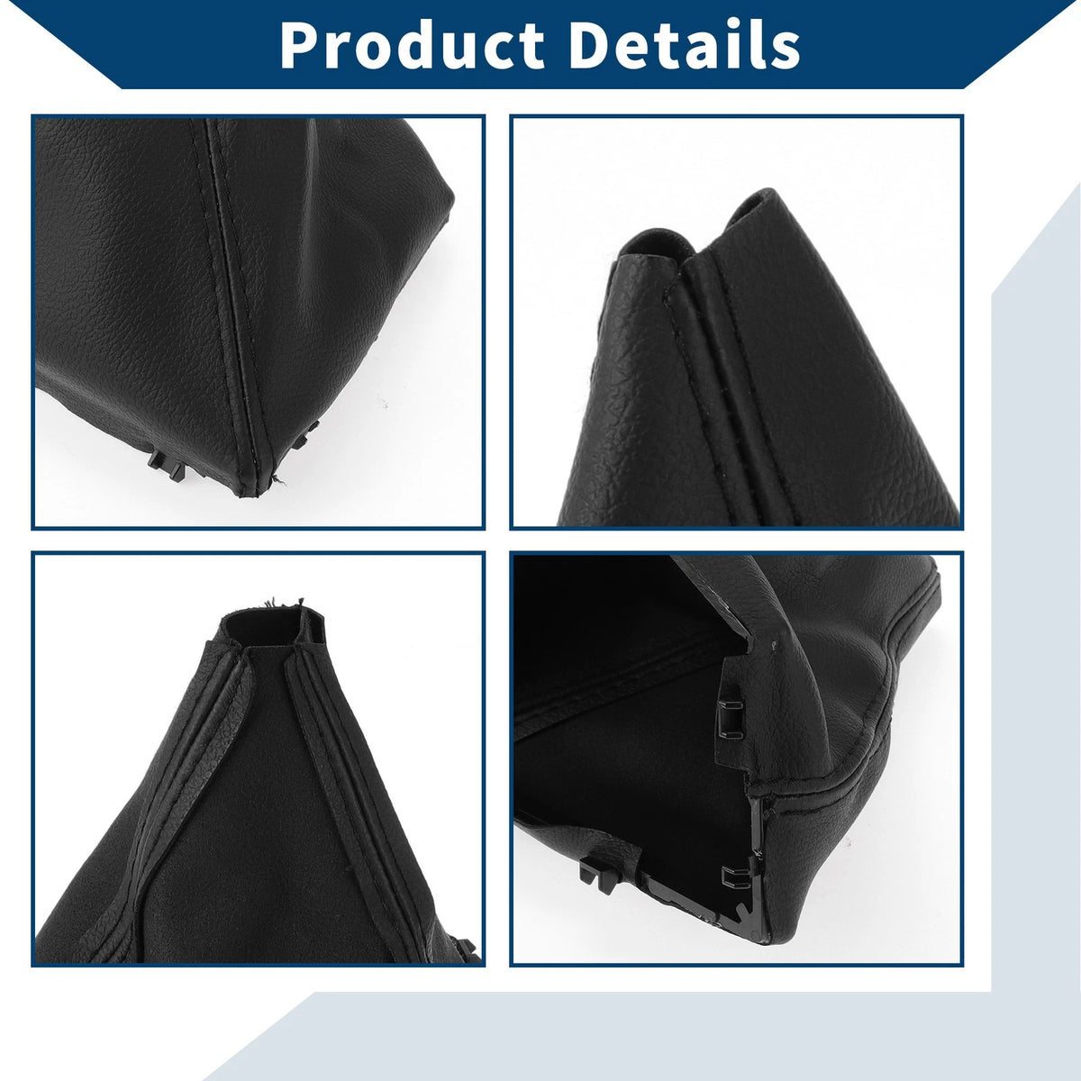 Black Leather Gear Shift Gaiter for BMW F30 F31 (2012-2018)