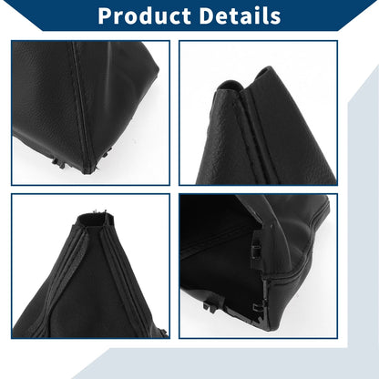 Black Leather Gear Shift Gaiter for BMW F30 F31 (2012-2018)