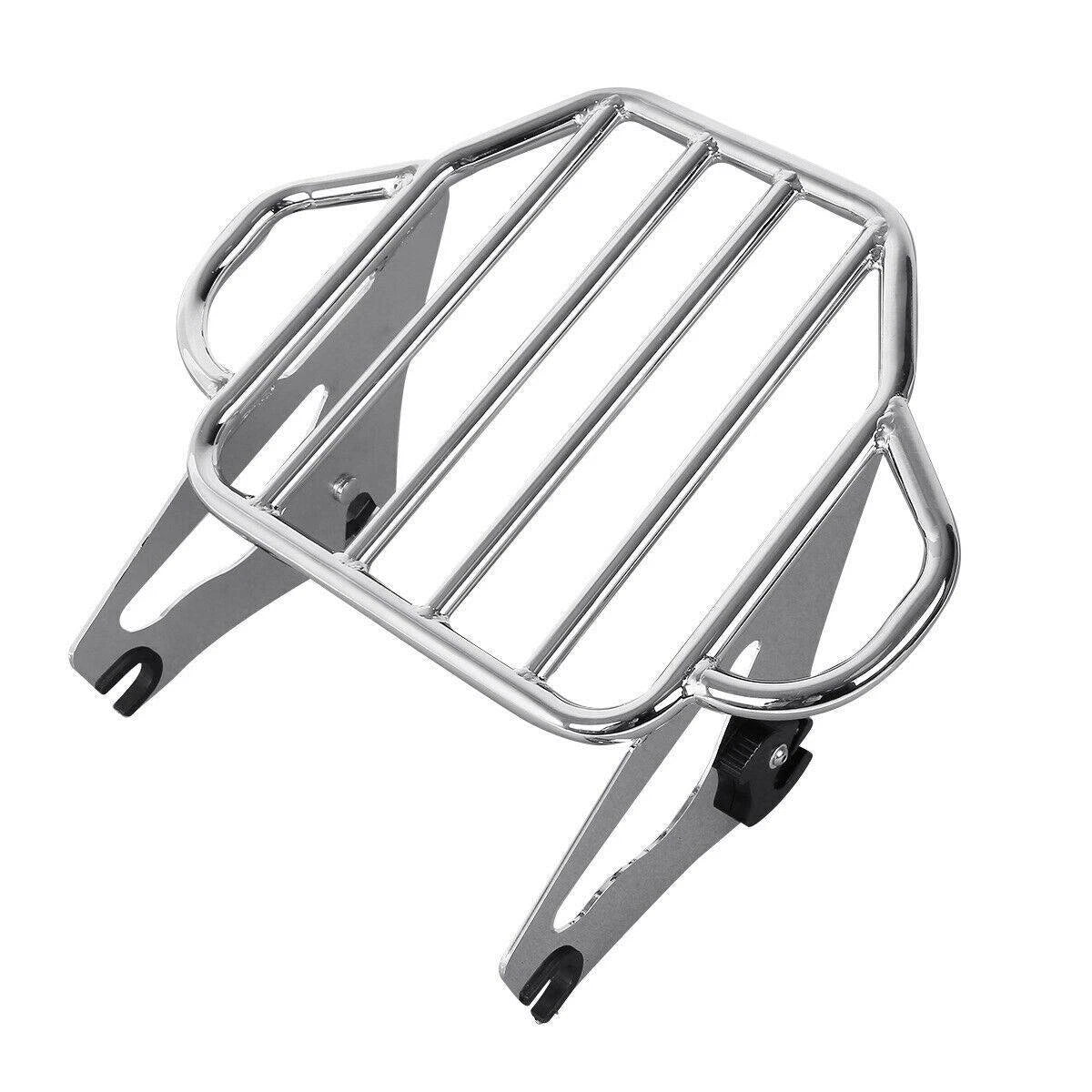 Chrome Luggage Rack Docking Hardware Harley Touring Street Glide (2014-2024)
