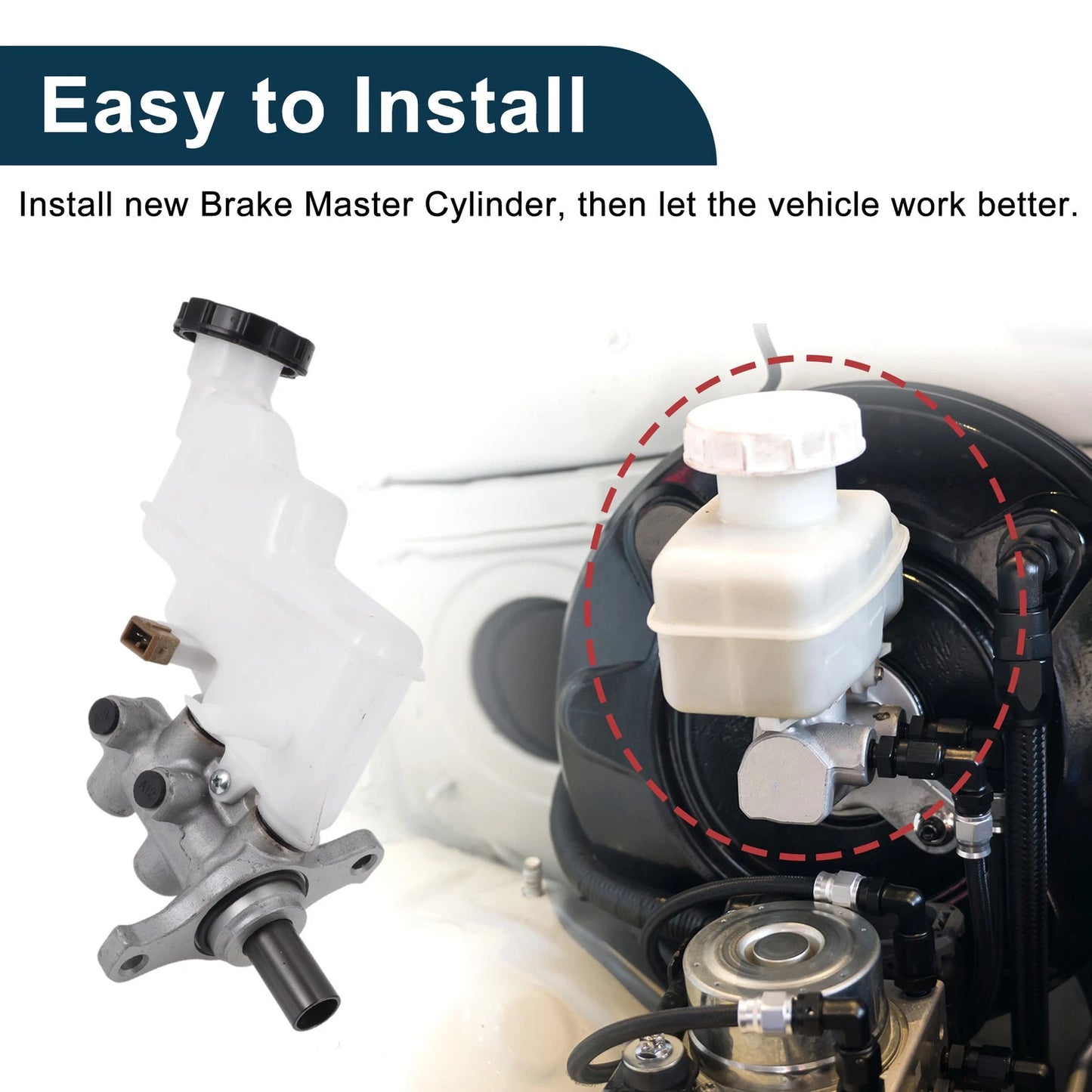 Brake Master Cylinder & Reservoir for Kia Rio (2012-2015)