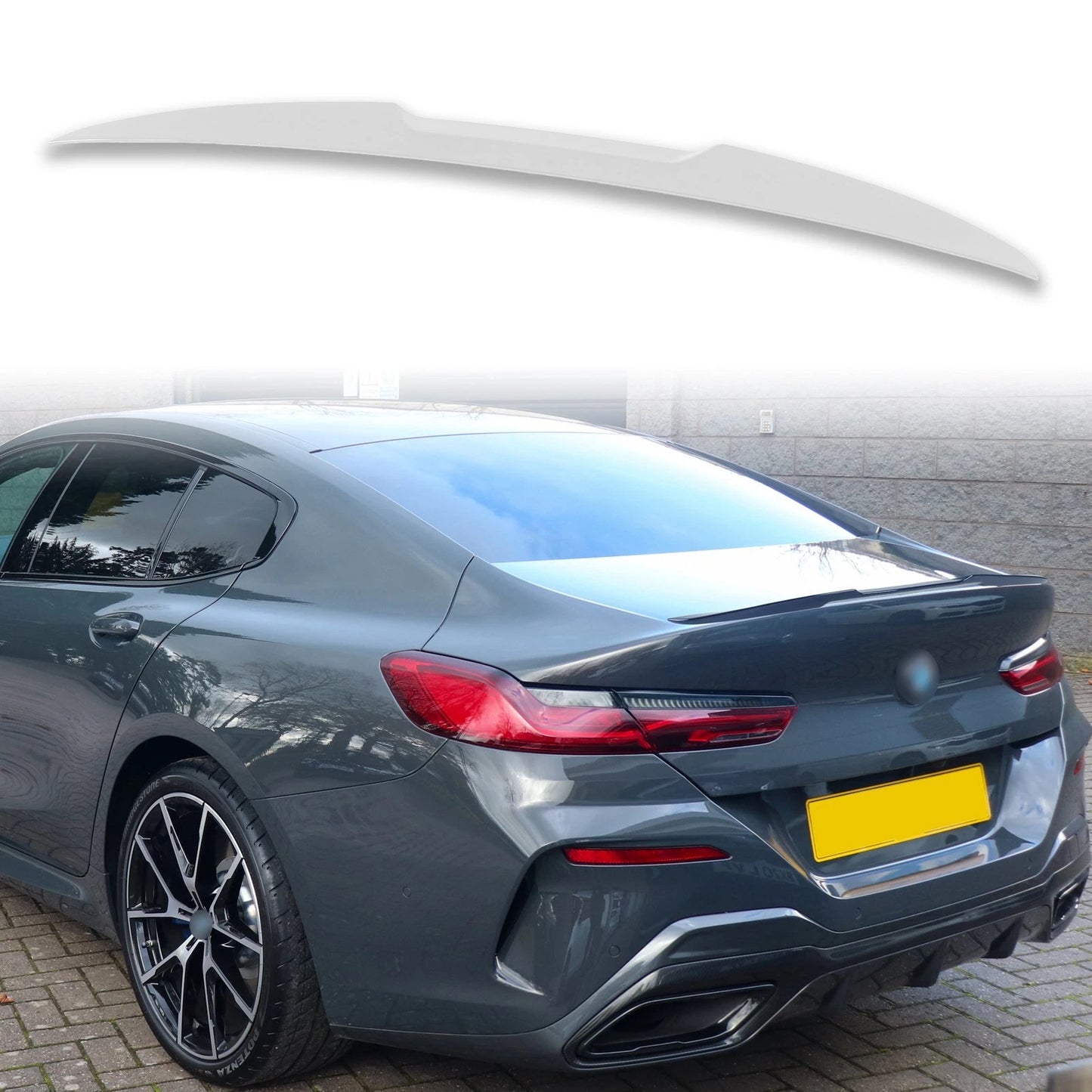 ABS Boot Spoiler for BMW 8 Series G16 (2019-2023) - Alpine White
