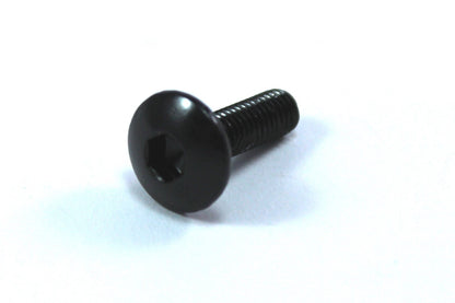 6x Schwarz Aluminium Wind Shield Frontscheibe Schrauben m5 X 16mm Pfanne Knopf