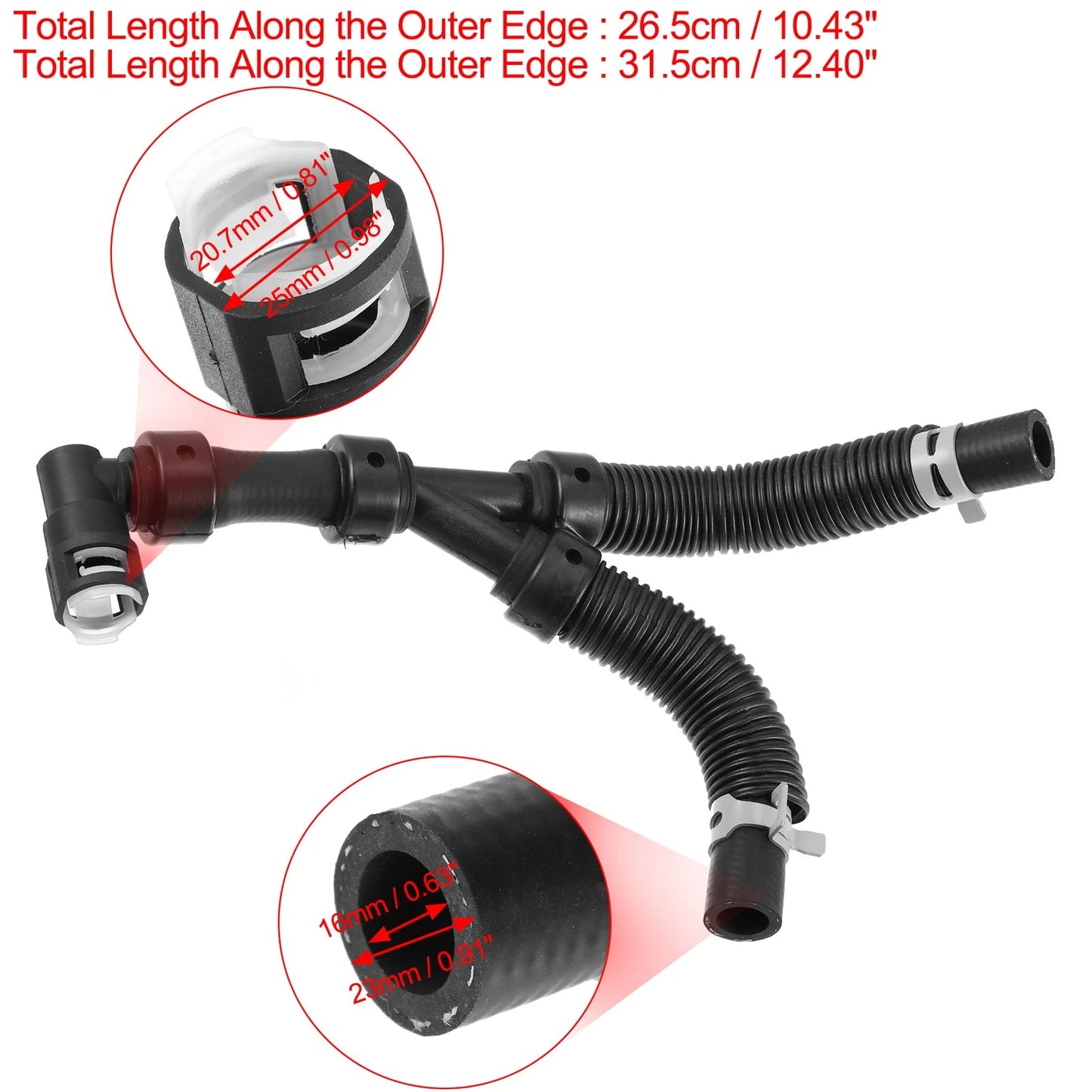 Radiator Coolant Heater Hose for Dodge Grand Caravan (2011-2020)