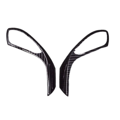 2 x Carbon Steering Wheel Switch Trim Covers for Hyundai Elantra (2011–2016)