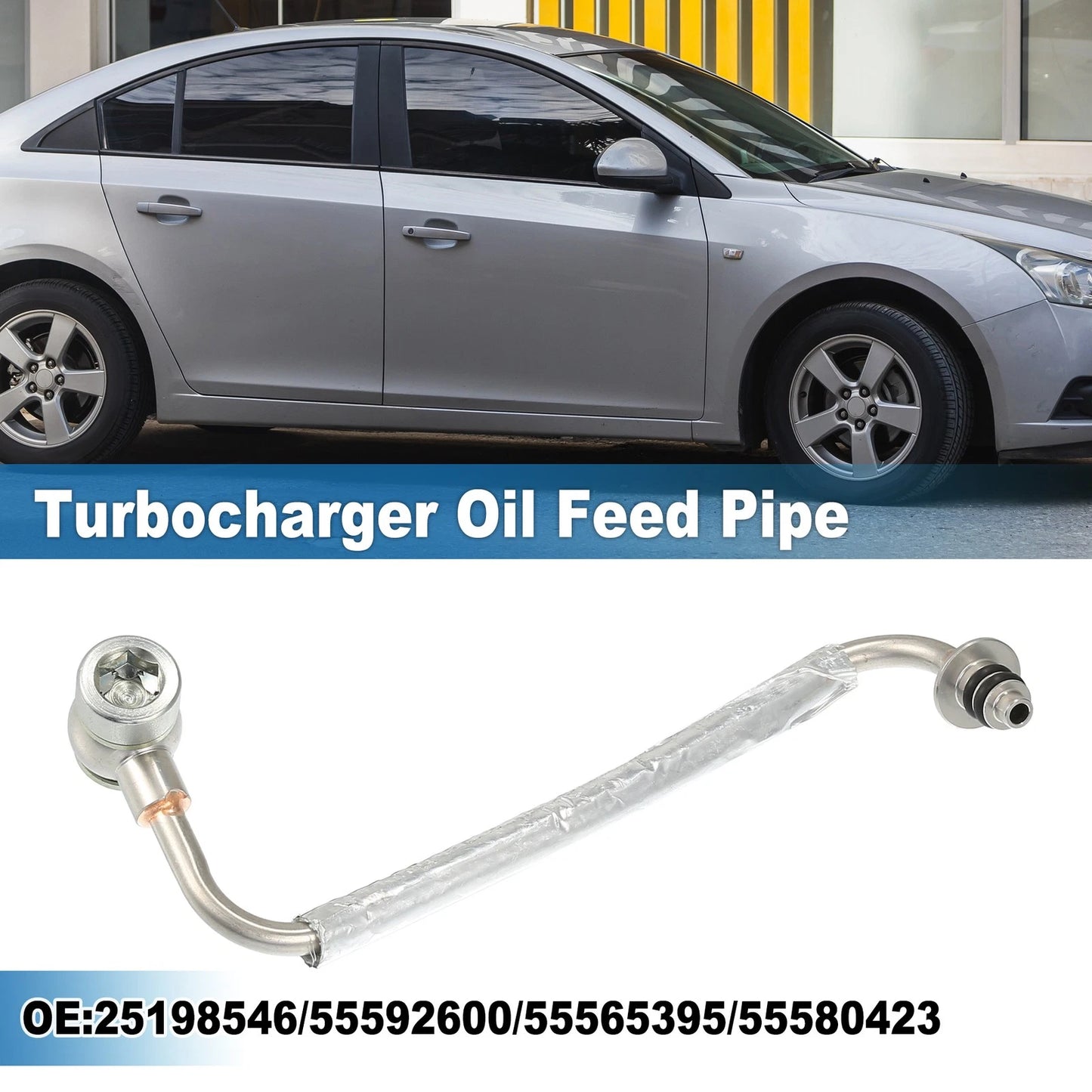 Turbocharger Oil Feed Pipe for Chevy Cruze Sonic Trax 1.4L