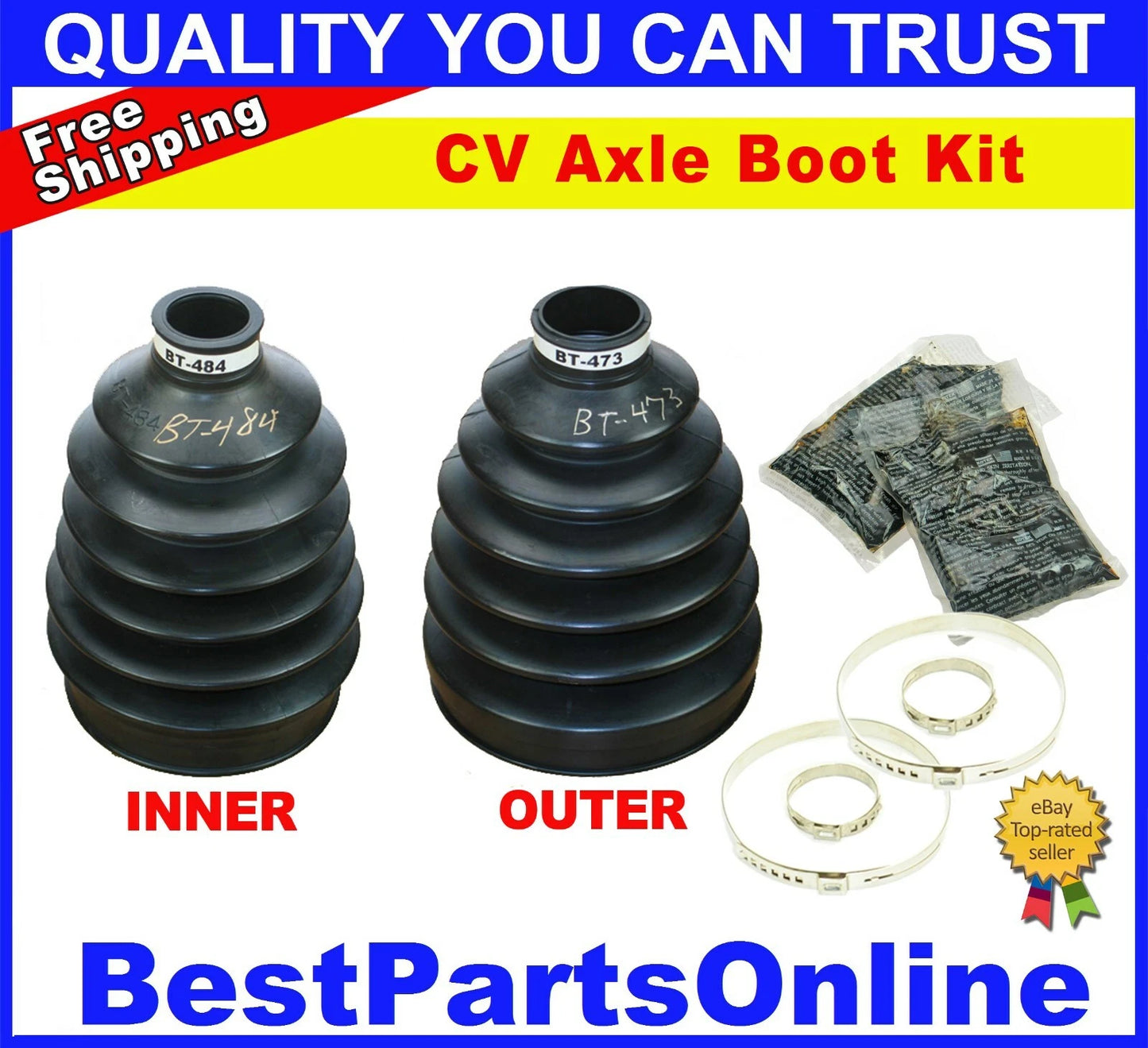CV Axle Boot / Front / CV Axle Boot for Chevy Suburban 1500 4WD (2000–2010)