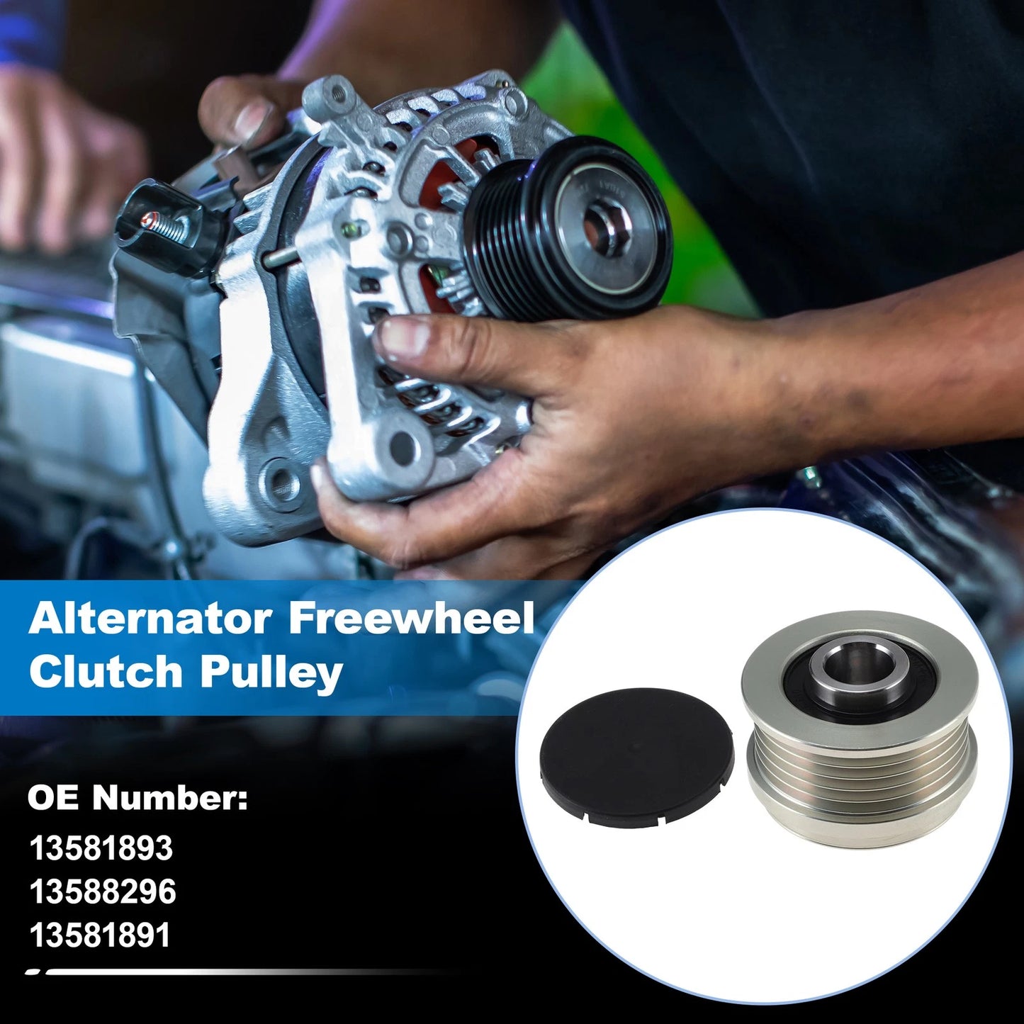 Alternator Freewheel Clutch Pulley for Buick Encore (2013–2015)