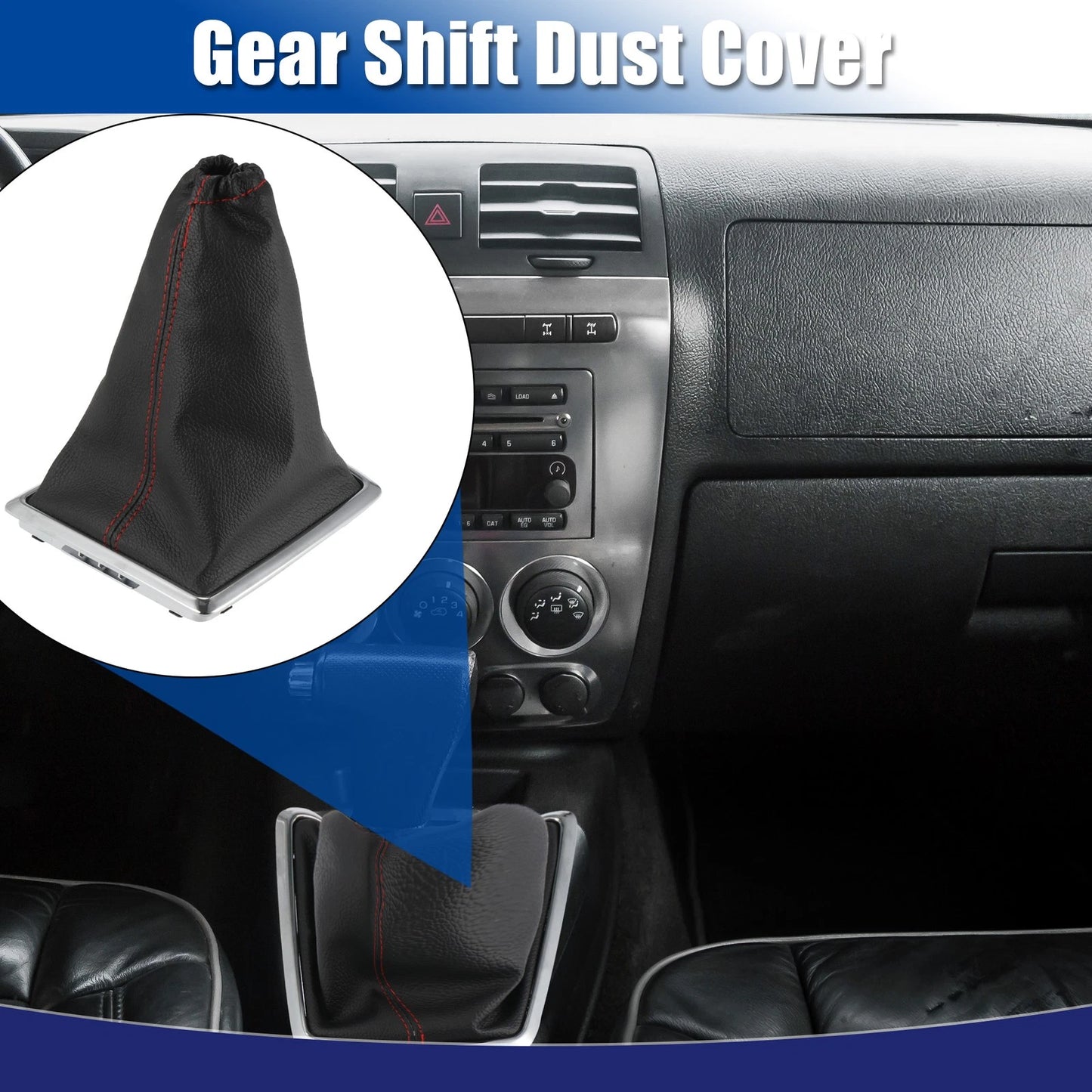 Red Line Gear Shift Knob Gaiter Boot Cover for Ford