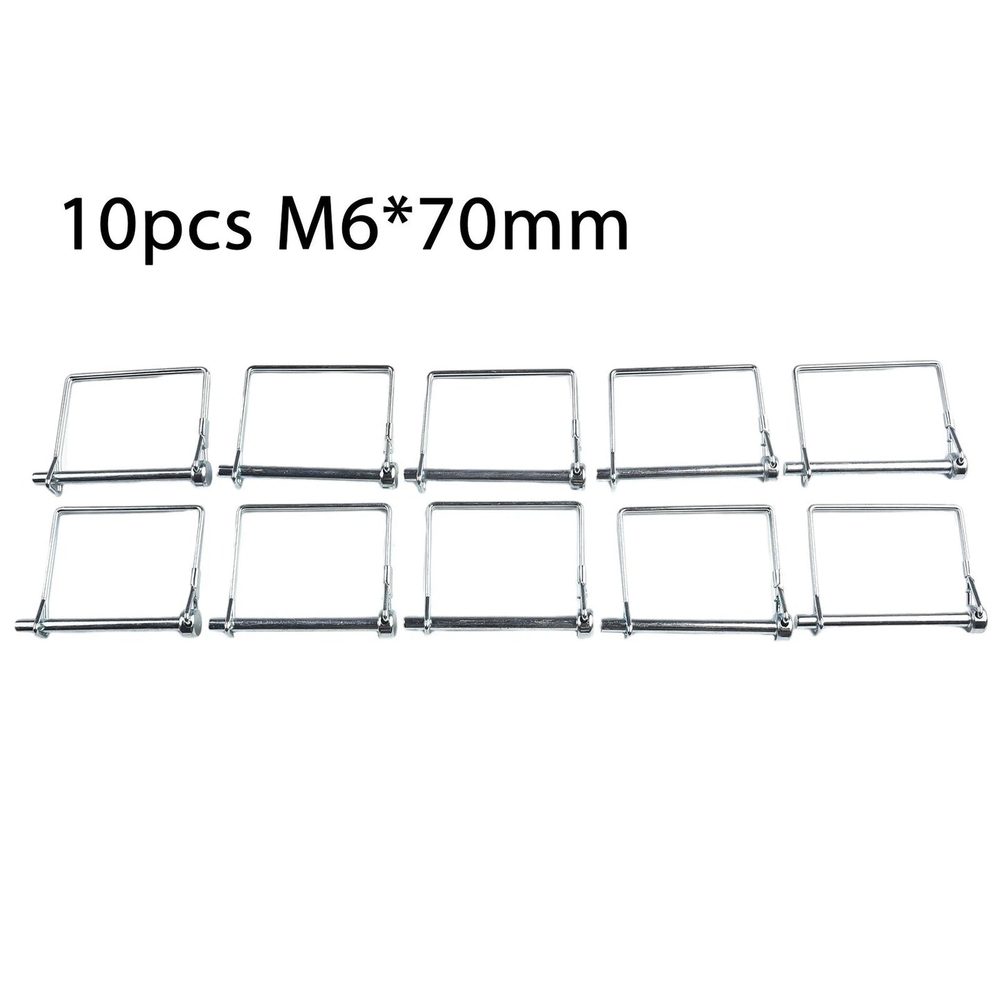 70mm Trailer Coupler Hitch Pin Lock Square Shape Towing Shaft Locking Pin