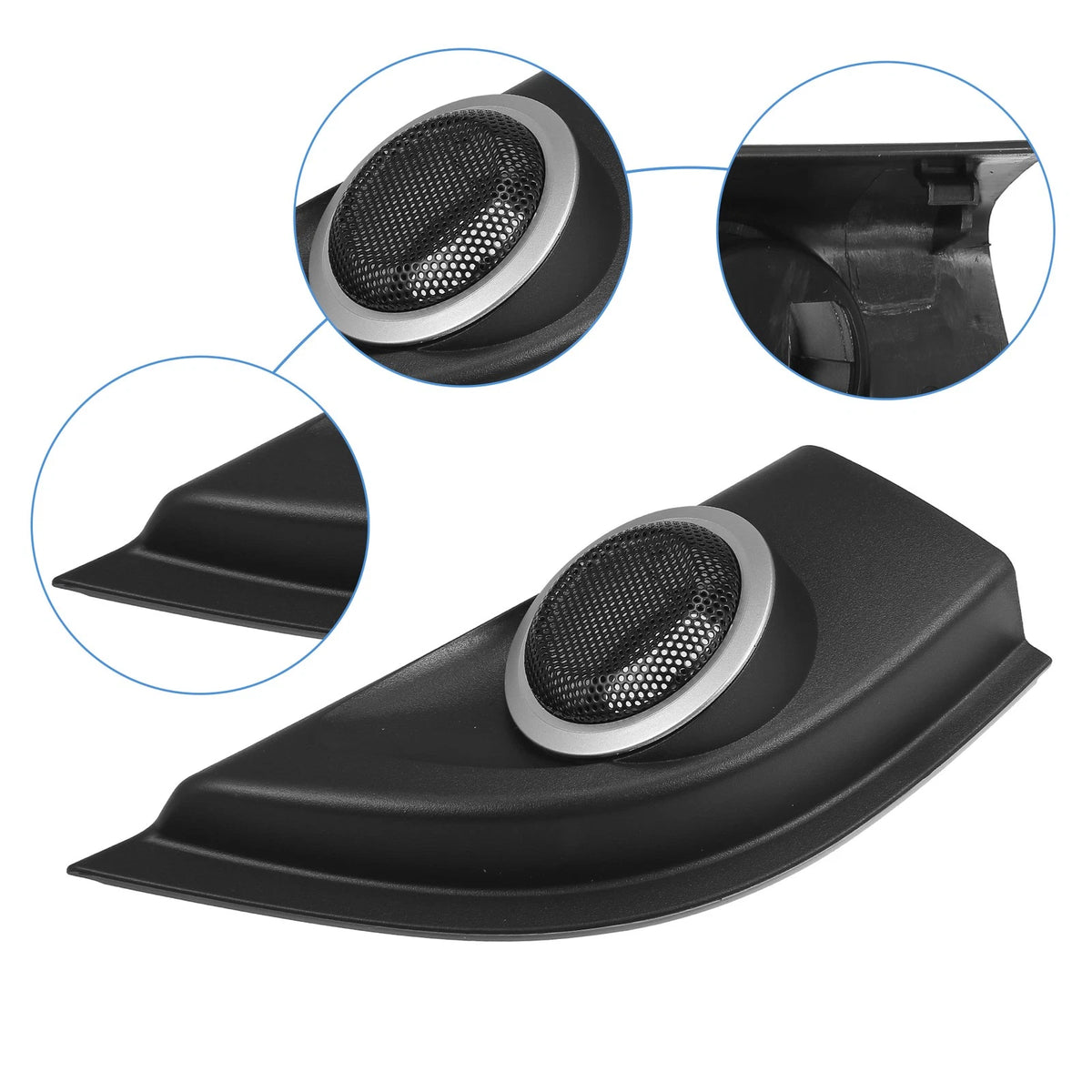 Car Door Tweeter Speaker Panel Cover Trim for Honda City (2014-2019)