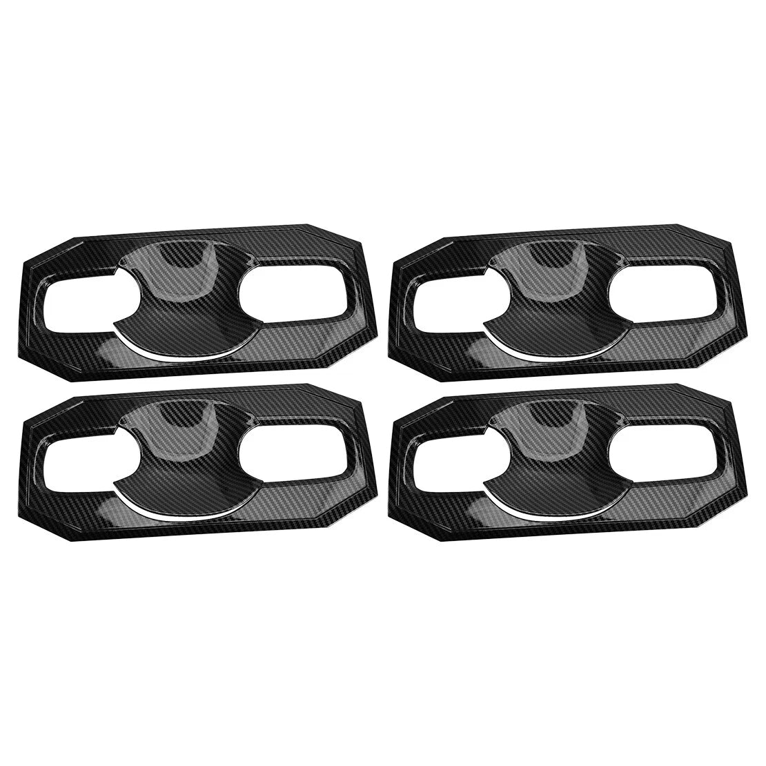 Black 1 Set Door Handle Bowl Cover Trim for Toyota Tundra (2022-2023)