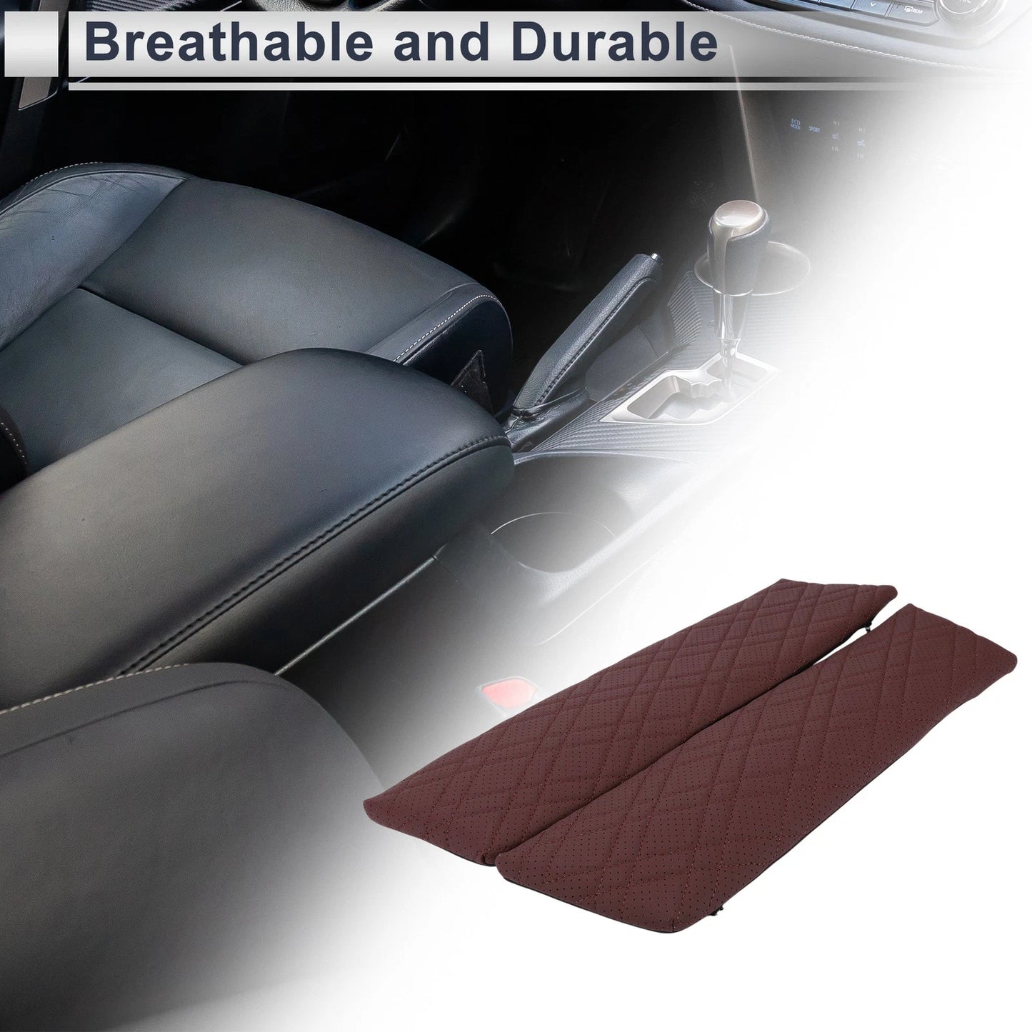 Car Center Console Cover for BMW 5 Series G30 2018-2023 Dark Red 1 Set