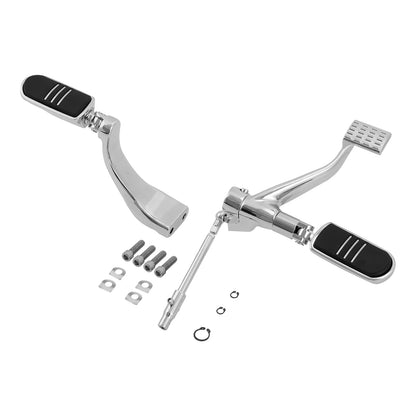 Chrome Mid Control Kit Foot Pegs for Harley Sportster 883 1200 (2014-2022)