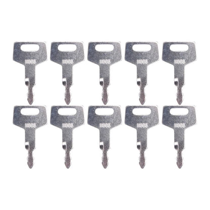 10Pcs Ignition Keys for Takeuchi Hitachi Gehl Case Heavy Equipment
