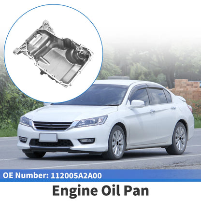 Engine Oil Pan for Honda Accord 2.4L (2013-2017) - 1 x Aluminum