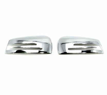 Chrome Side Door Mirror Covers for Mercedes Benz CL-Class (2006-2009)