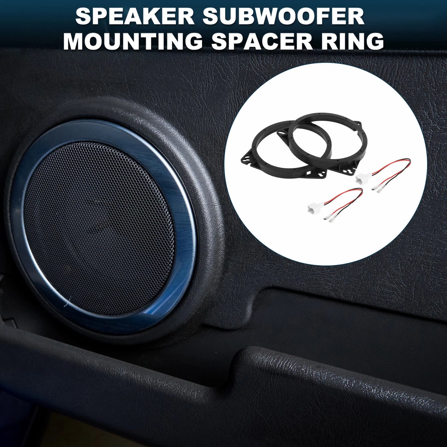6.5" Speaker Spacer Adapter for Toyota  -  Tweeter Rings