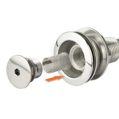 Fuel Breather Marine Boat Fuel Tank Breather 90° 316 Stainless Steel