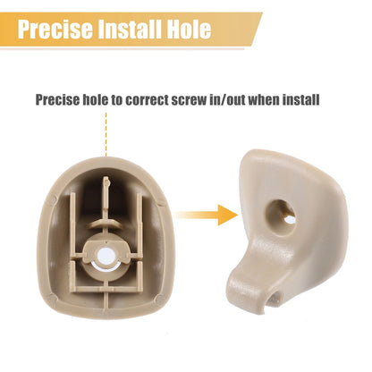 Beige Sun Visor Clip Retainer for Dodge Chrysler