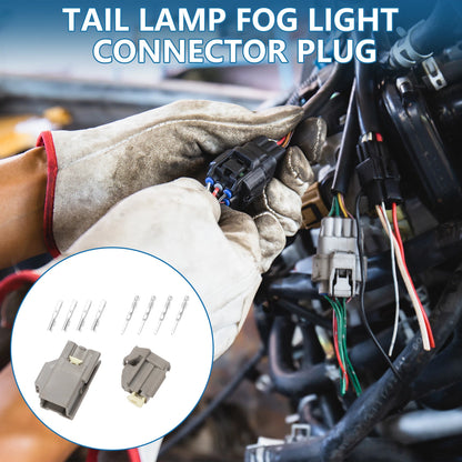 4 Pin Tail Lamp Fog Light Connector Plug for Ford Fusion Fiesta (2006-2012)