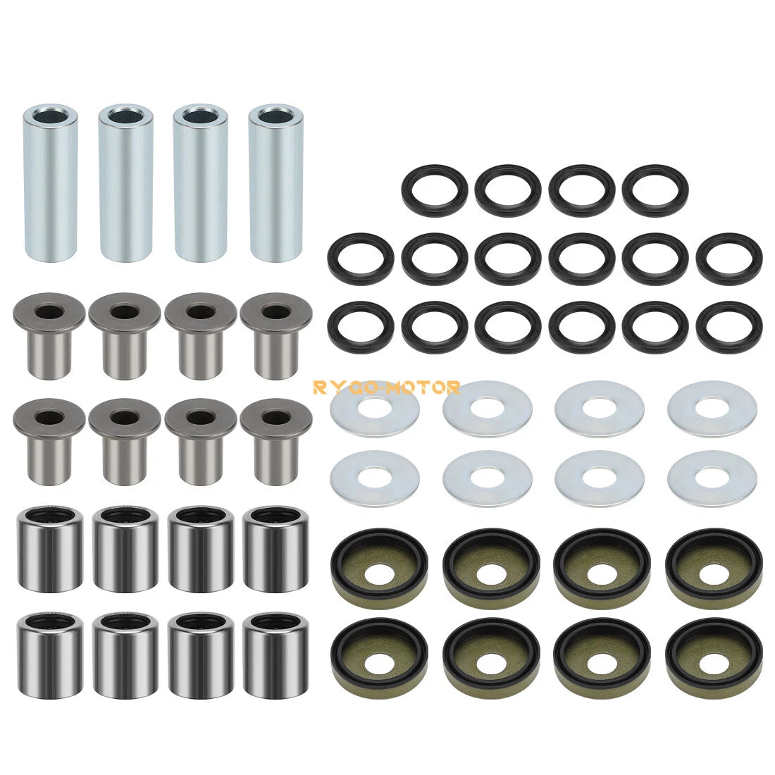 2 x Front Upper & Lower A-Arm Bushing Seals for Kawasaki KFX400 (2003–2006)