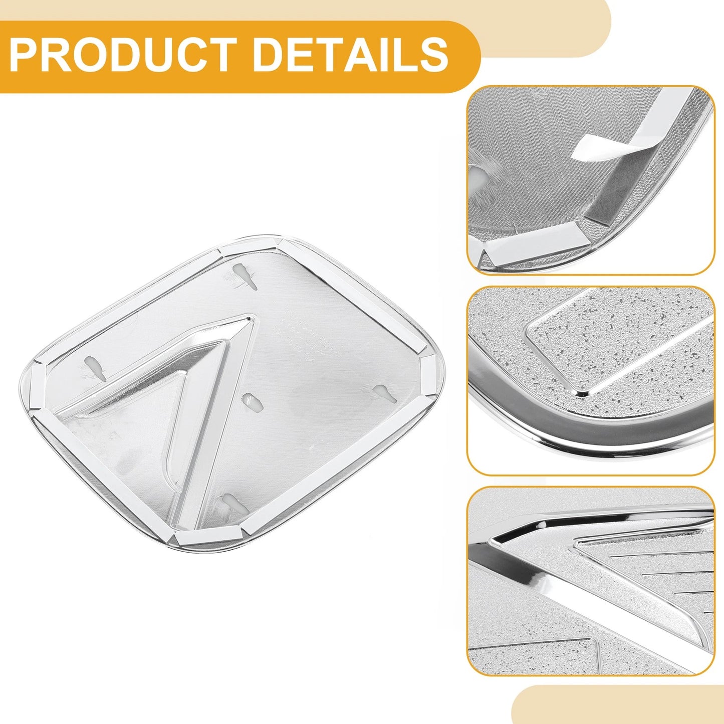 Fuel Tank Door Cap for Chevy Trax Chrome Silver (2019-2025)
