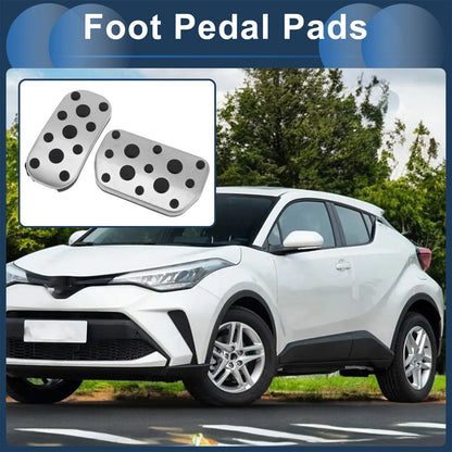 1 Set Automatic Footrest Pedals Cover for Toyota CHR (2017–2019)