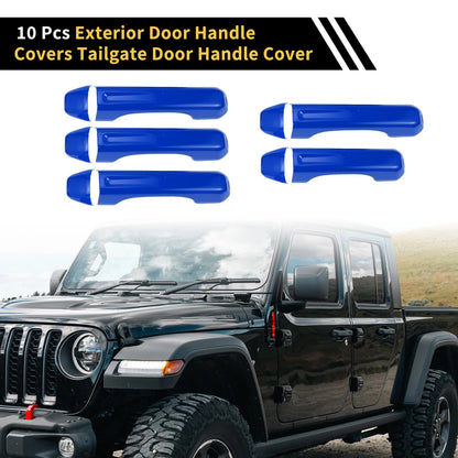 Blue Door Tailgate Handle Cover for Jeep Gladiator JT (2020-2021)
