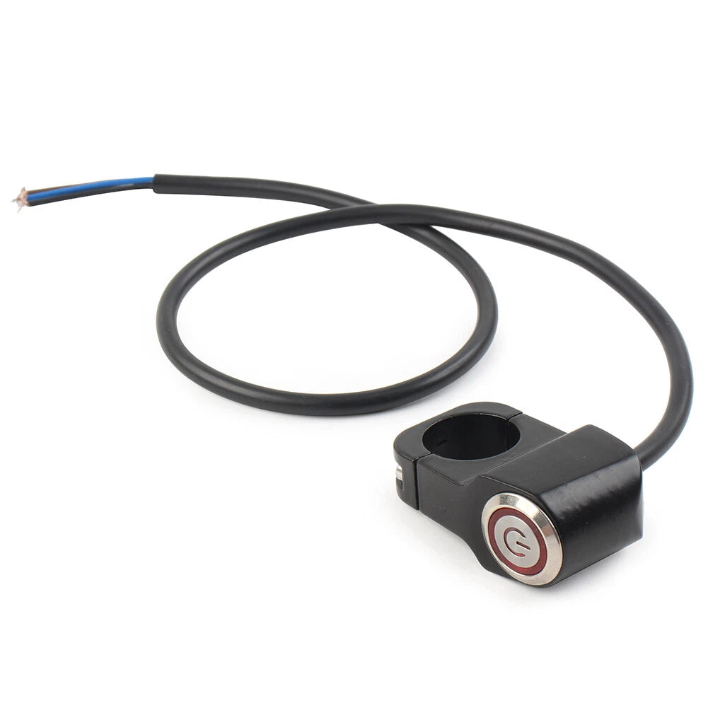 LED Headlight Fog Spot Light Switch Button for Motorcycle Handlebar
