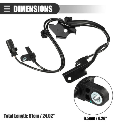 ABS Wheel Speed Sensor 2 x for Toyota Prius V (2012-2017)