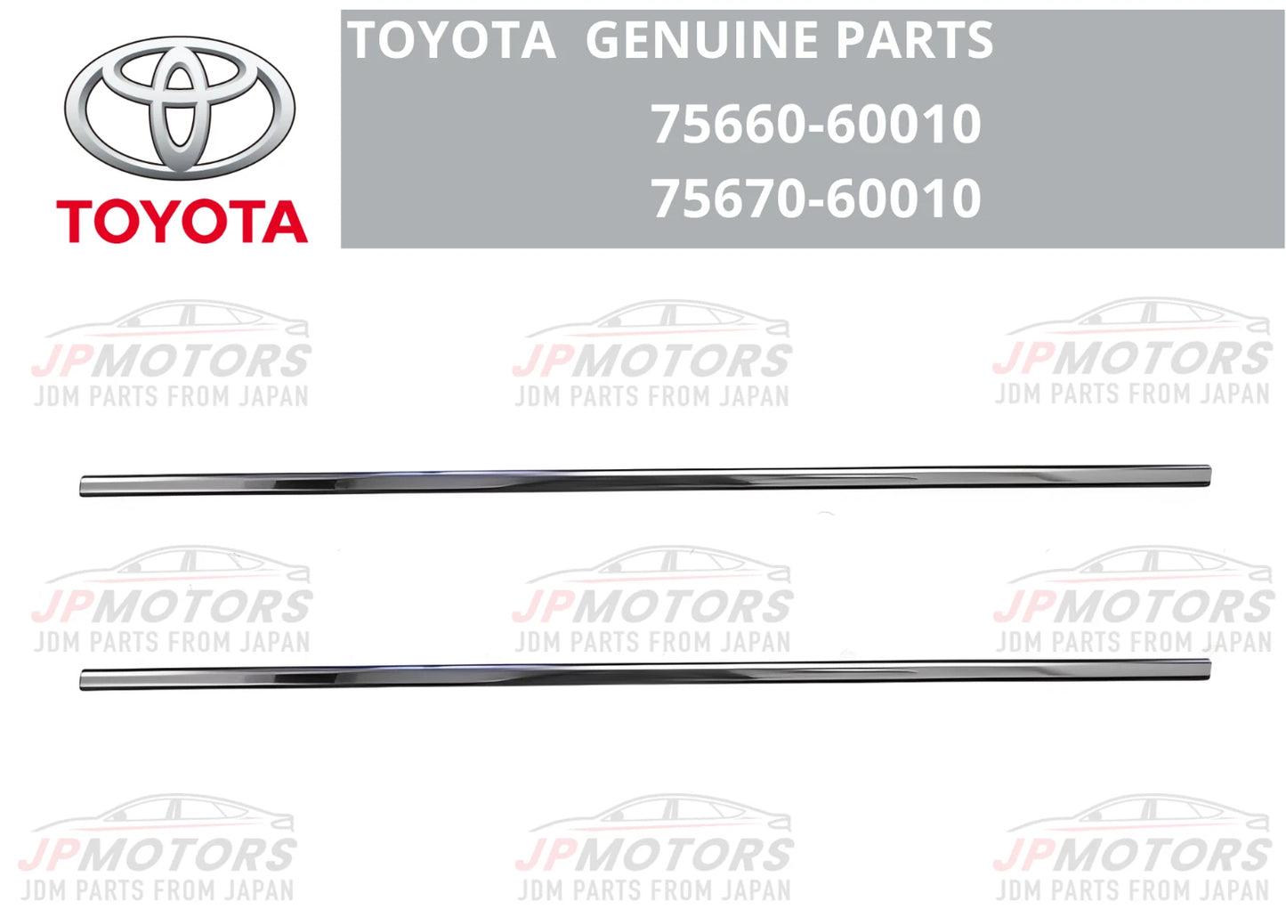 Quarter Moulding Chrome for Toyota Land Cruiser LX450 FJ80 FZJ80 (1990–1998)