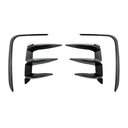 Gloss Black Rear Bumper Vent Side Canard for 22-23 BMW X3 G01 LCI w/ M-Sport