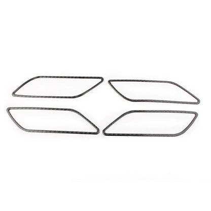 4x Carbon Fiber Inner Handle Trim Covers for Audi A3 S3 (2014-2018)