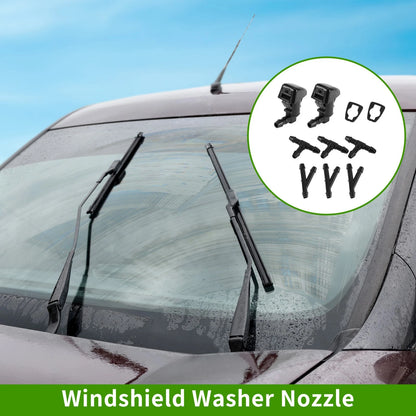 Windshield Washer Nozzle w/ Hose Connector for Ford